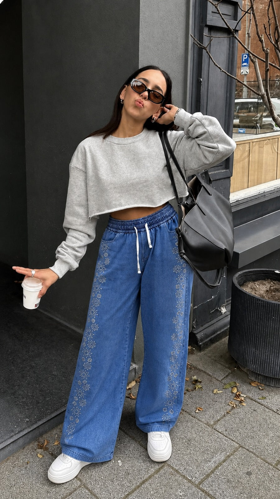 Pantalón Jogger Andy Mezclilla.