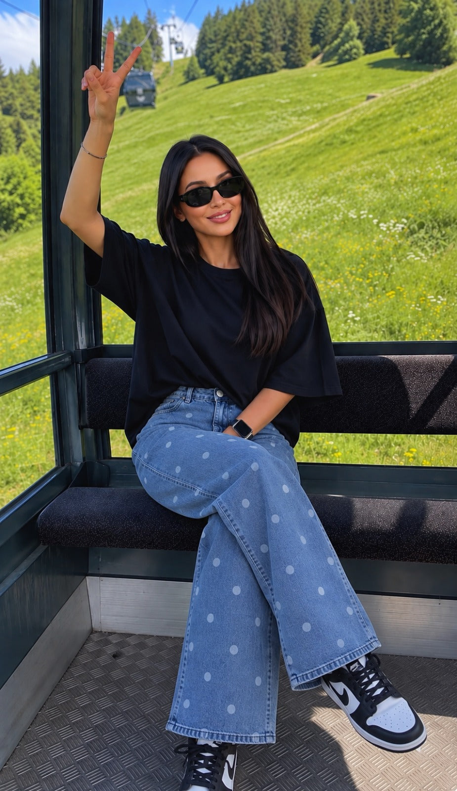 Pantalón Dazzle Wide Leg.