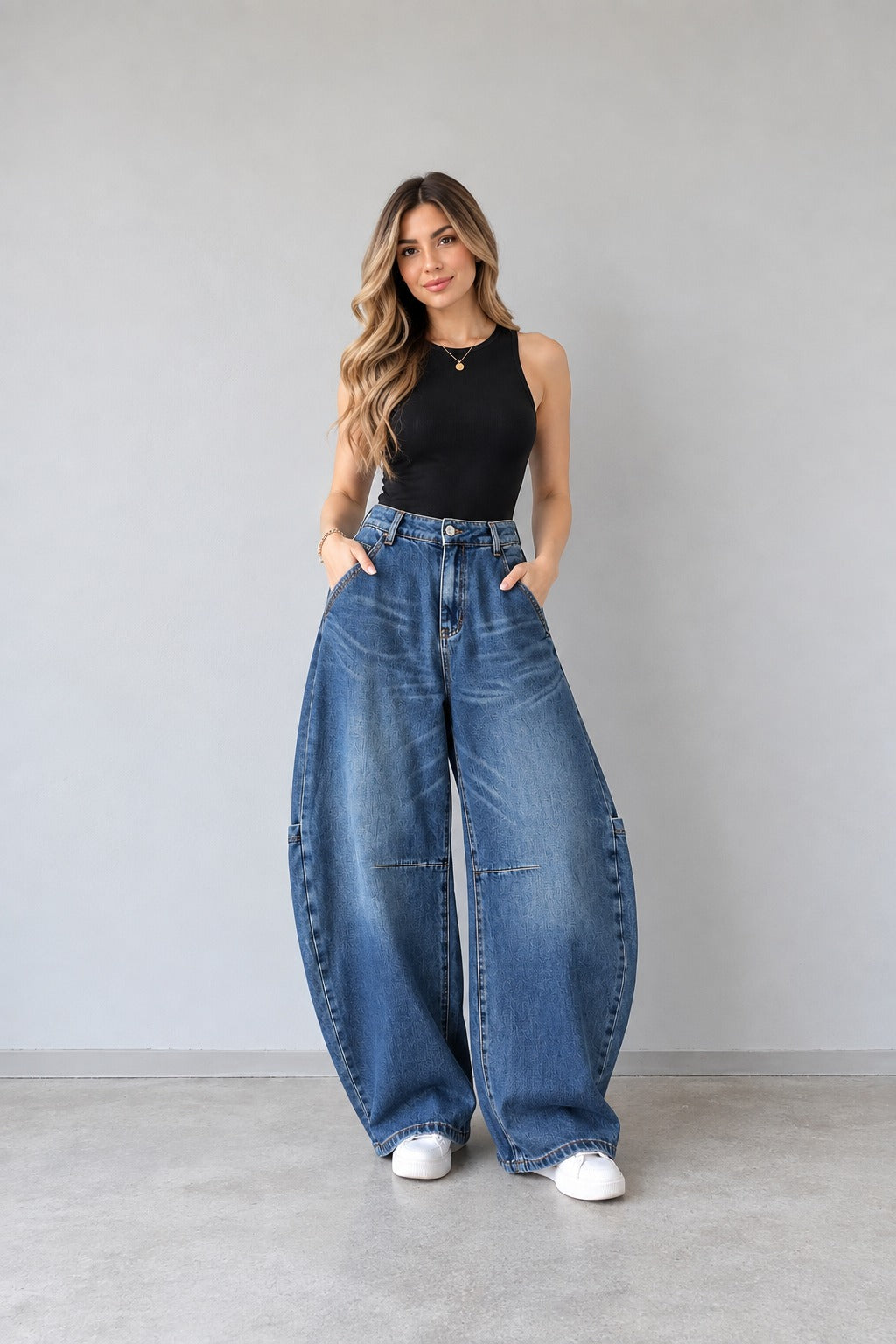 Pantalón Baggy De Mezclilla.
