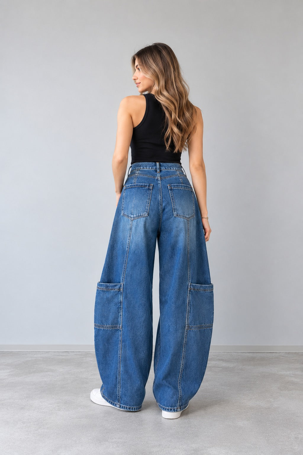 Pantalón Baggy De Mezclilla.