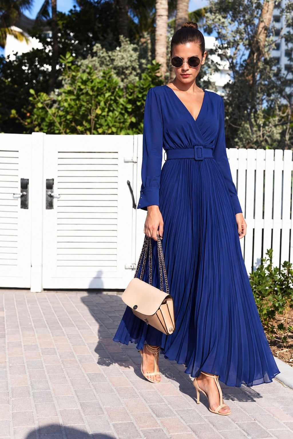 Maxi Vestido Plisado