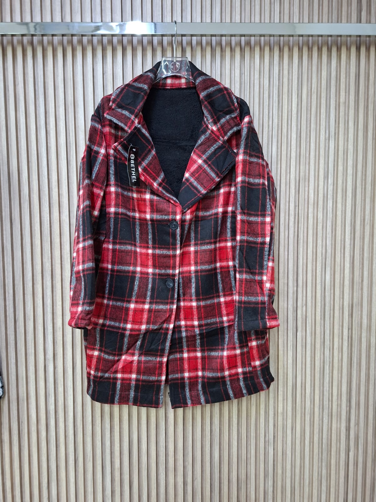 Abrigo Dinamarca  JK1057Q Talla S M G y XL Para Petit Curvy Ideal Para Invierno Largo Con Botones Aborregado Con Bolsas Funcionales Viral Moda Mexicana Tendencia Casual Elegante Para El Dia Dia