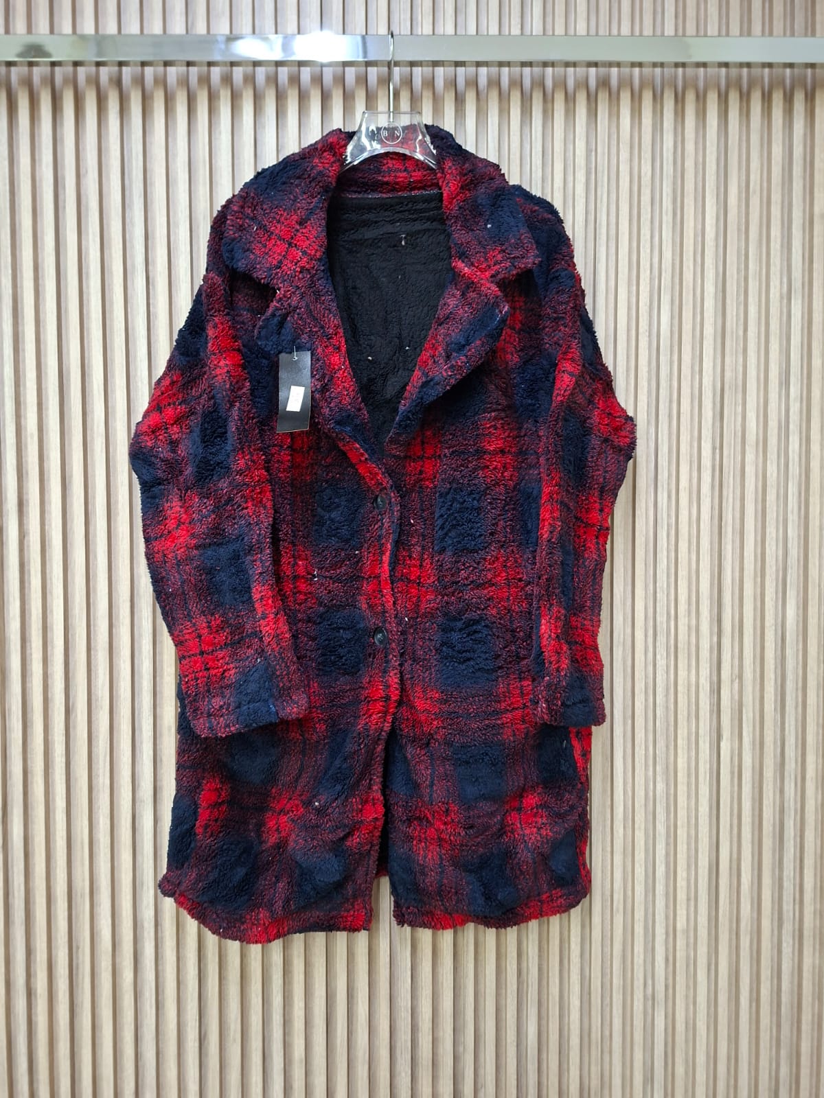 Abrigo Yolanda  JK1077Q Talla S M G y XL Para Petit Curvy Ideal Para Invierno Largo Con Botones Aborregado Con Bolsas Funcionales Viral Moda Mexicana Tendencia Casual Elegante Para El Dia Dia