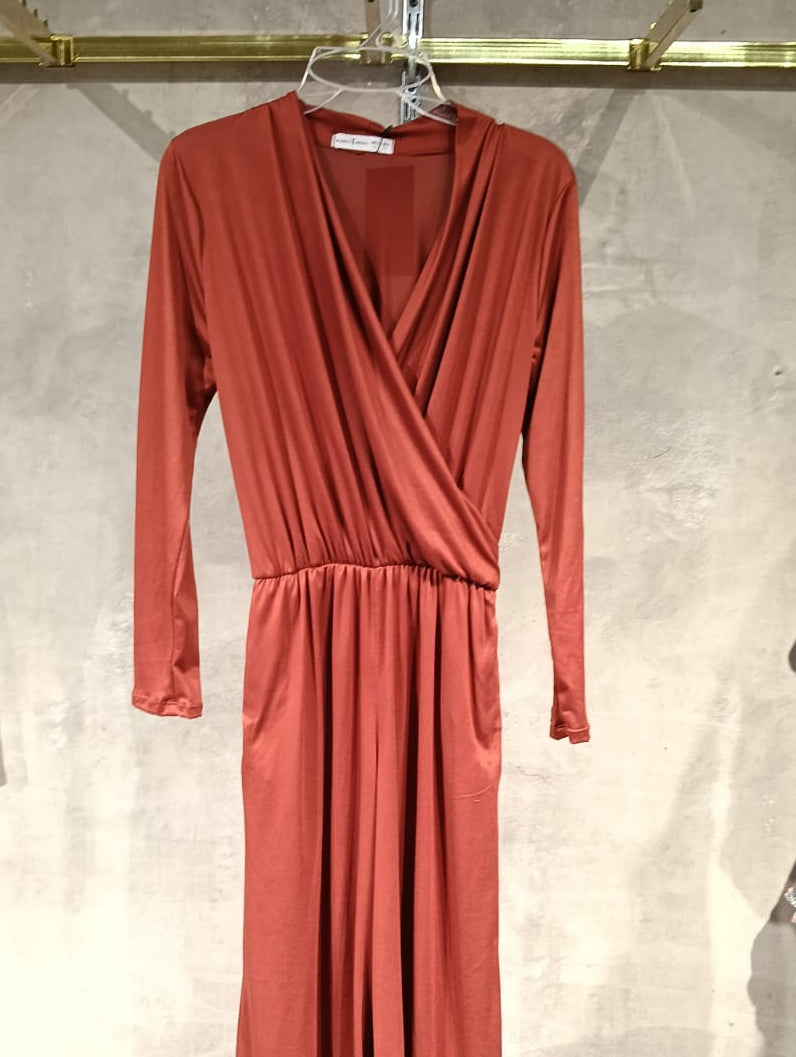 Boho Med Manga Larga Unitalla Tela Brush Cruzado Para Mujer Moda Femenina Mexicana Para Petit y Plus