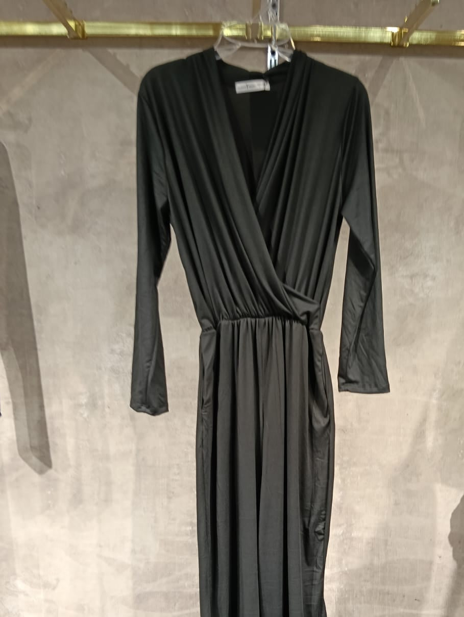 Boho Med Manga Larga Unitalla Tela Brush Cruzado Para Mujer Moda Femenina Mexicana Para Petit y Plus