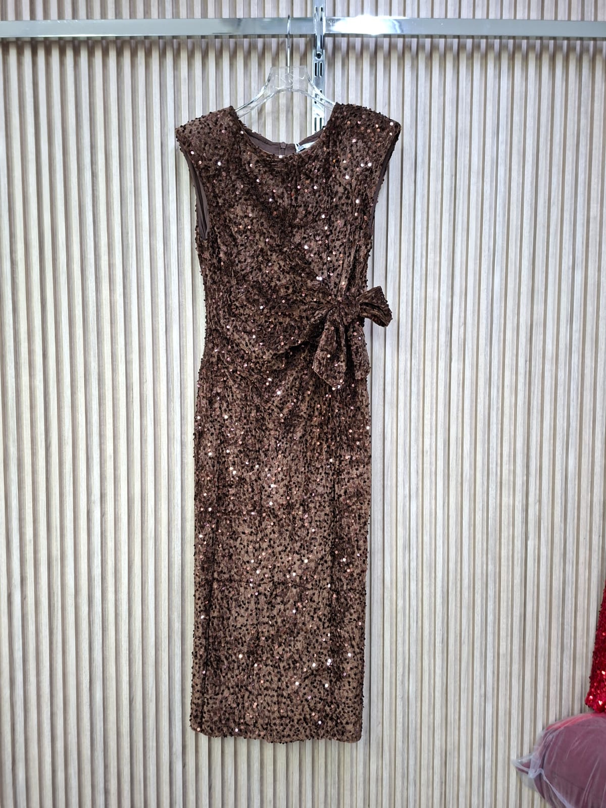 Vestido Lentejuelas ST24641 Daniela. Modelo Clasico Elegante, Con Un Toque Apasionado, Ideal Para Estas Fechas Decembrinas O Bien Para Cualquier Evento Especial.