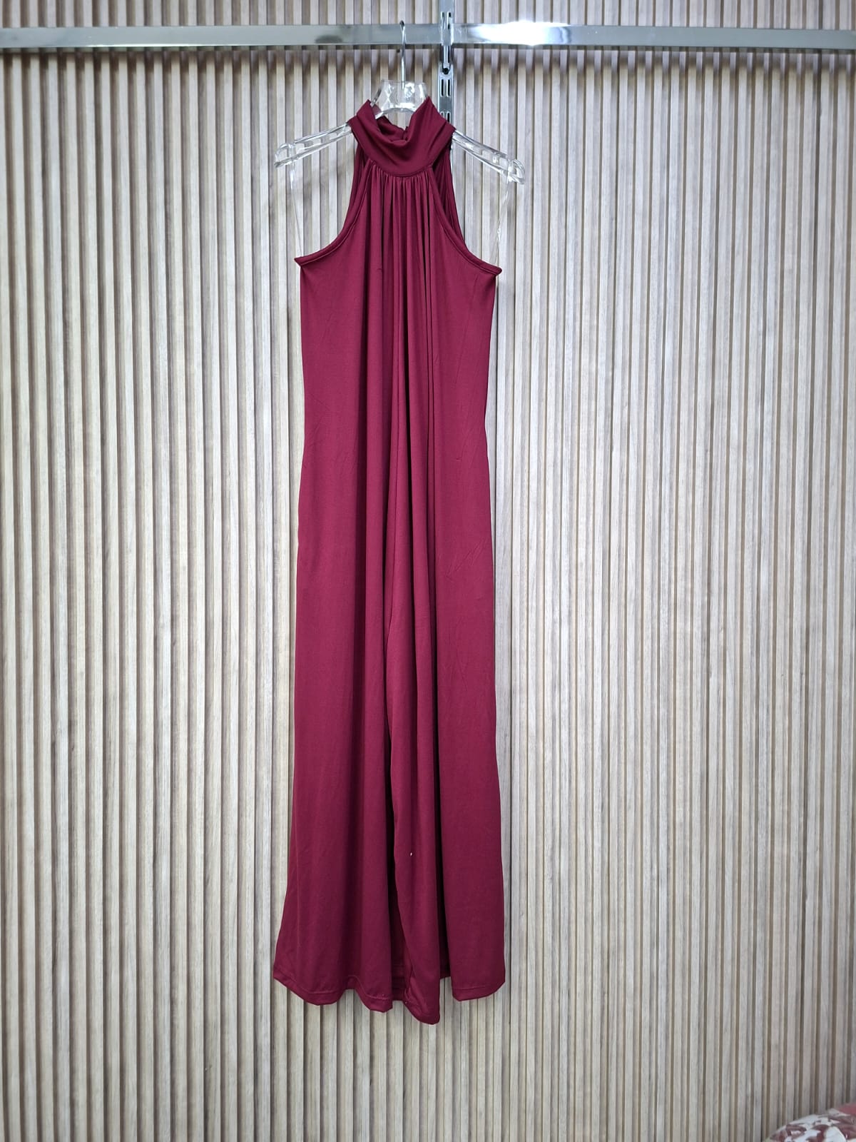 Boho Cuello alto  Brush Unitalla Casual Elegante Para el Dia a Dia Largo Para Talla Petit y Curvy