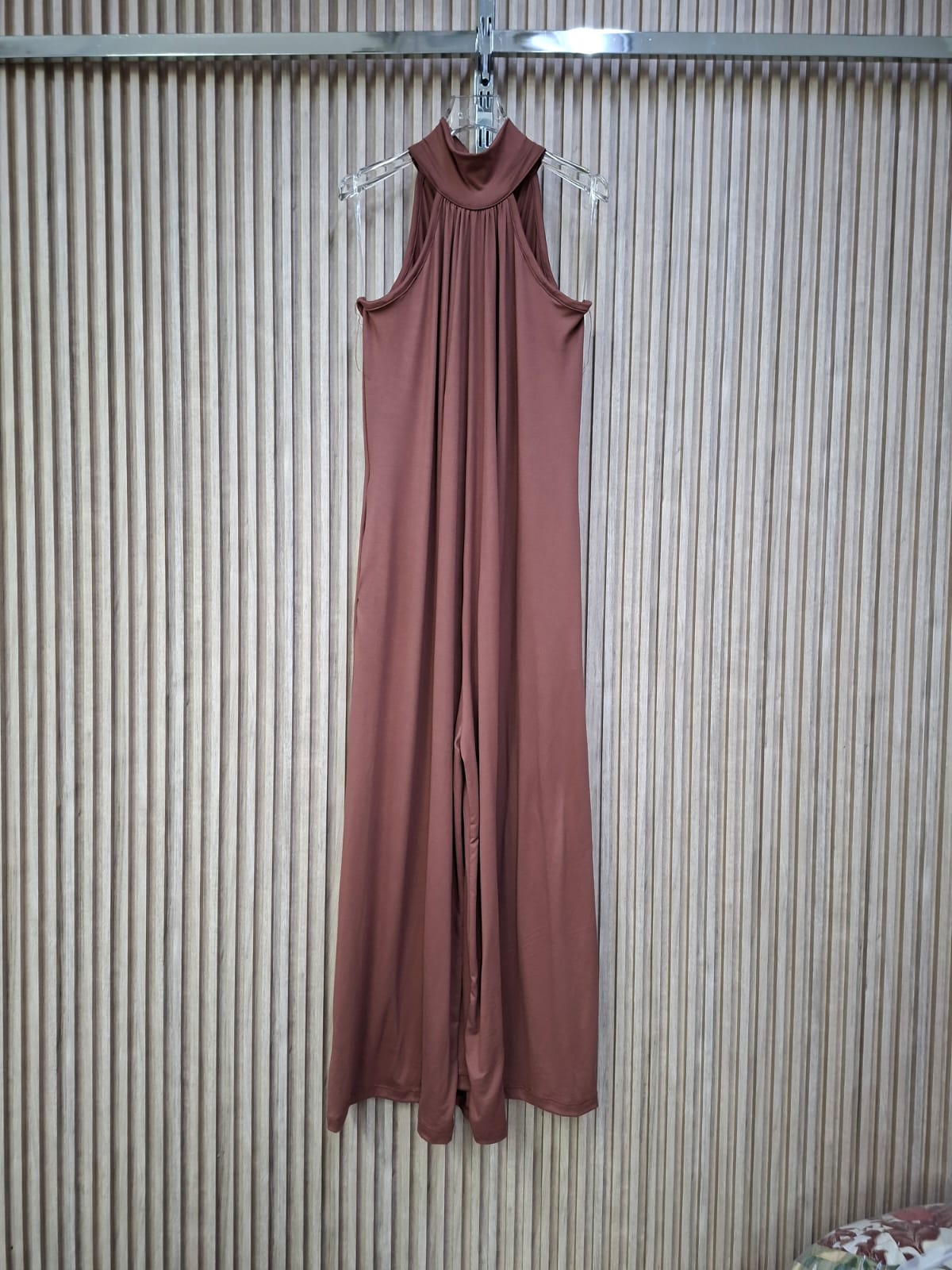 Boho Cuello alto  Brush Unitalla Casual Elegante Para el Dia a Dia Largo Para Talla Petit y Curvy