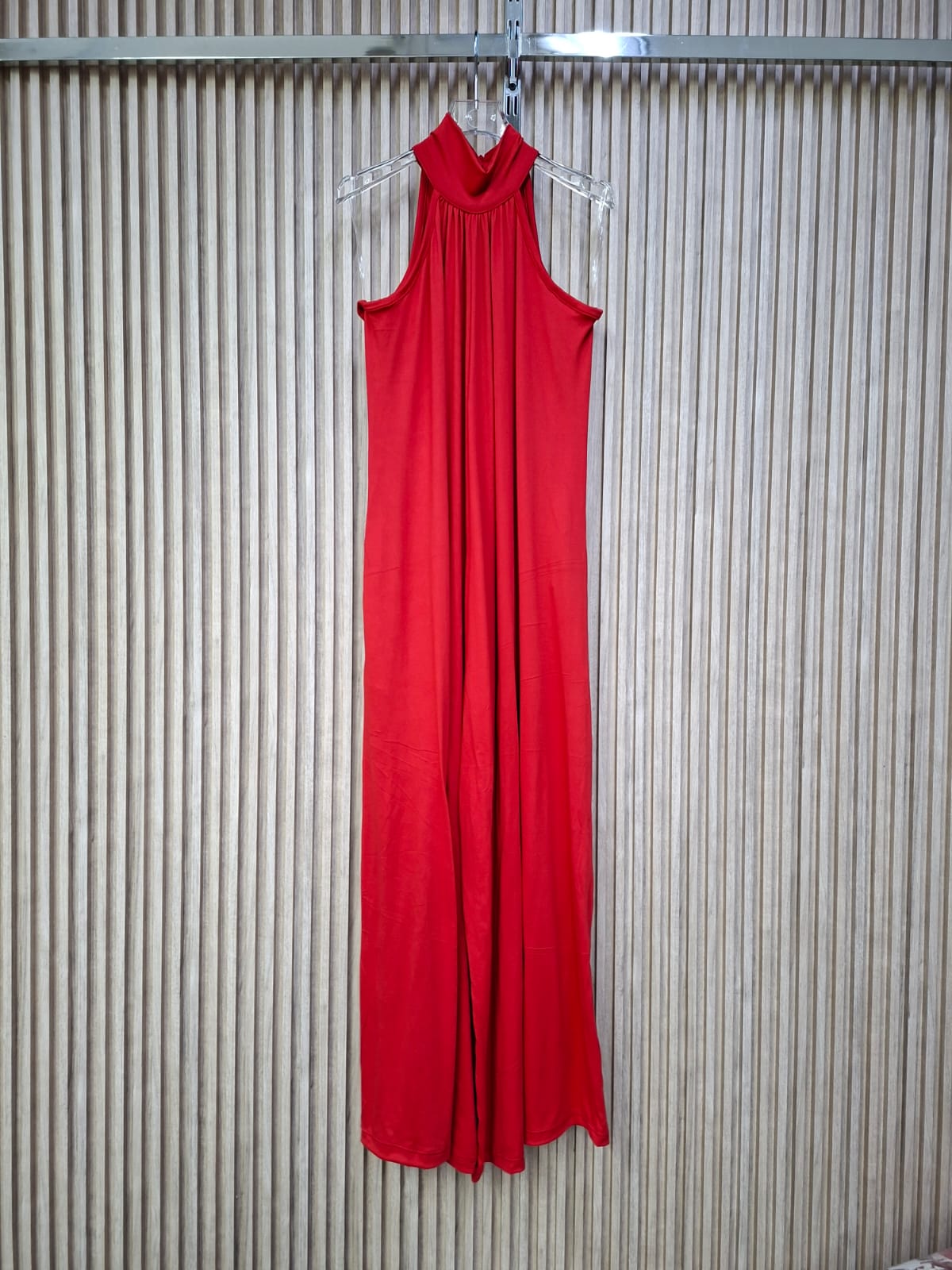 Boho Cuello alto  Brush Unitalla Casual Elegante Para el Dia a Dia Largo Para Talla Petit y Curvy