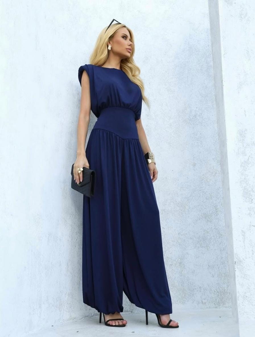 Palazzo Imperio Hombreras. Modelo Elegante Y Comodo, Que Te Hara Sentir Libre, Poderosa Y Fresca, Esta Hecho De Tela Brush Calida Y Suave, Es Super Femenino, Ideal Para Eventos Donde Te Puedas Sentir Sofisticada.