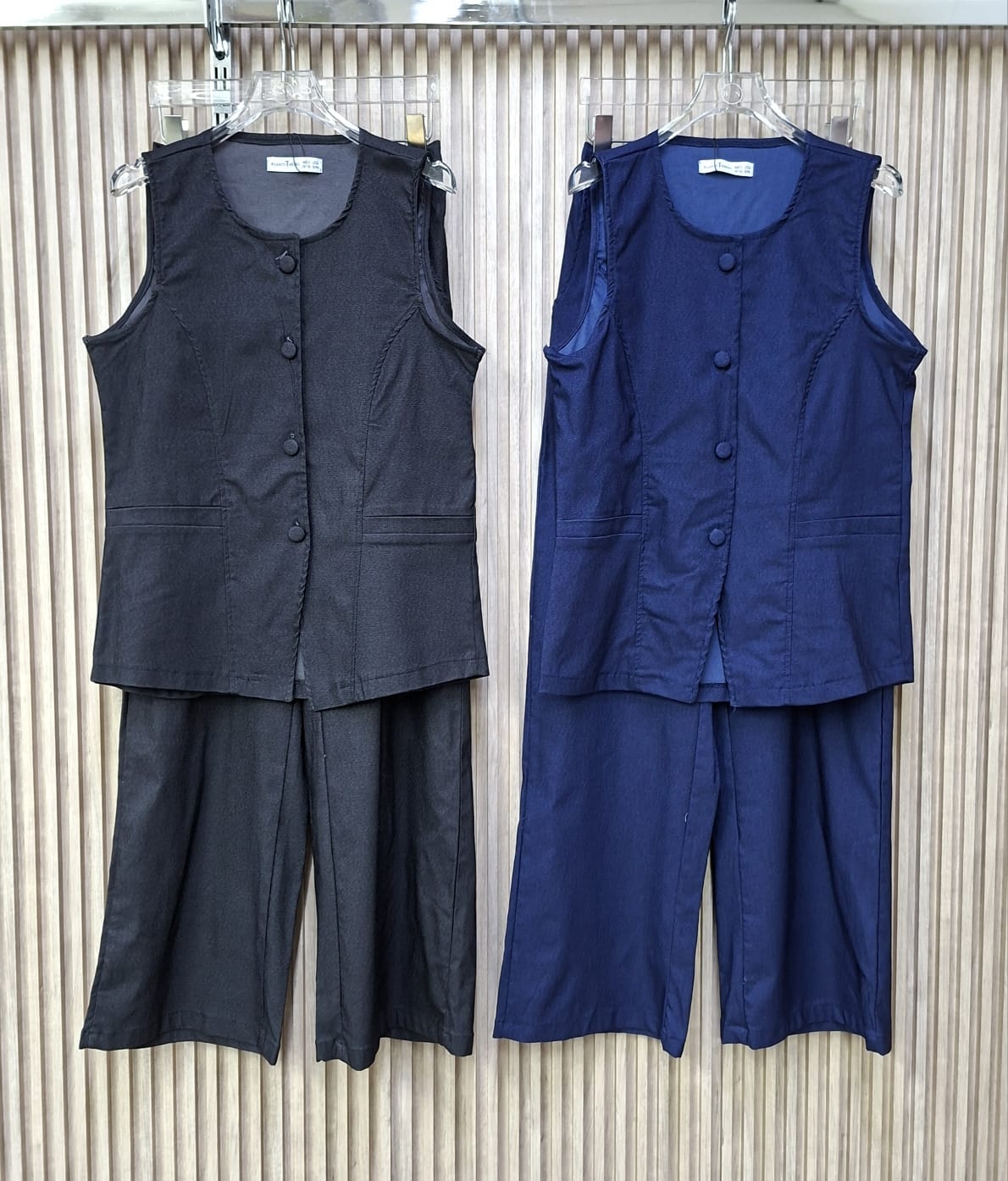 Set Daily. Modelo Comodo, Casual Elegante, Fresco, De Tela Gabardina Con Strech, Super Femenino, Te Hara Sentir Bella Y Unica, Libre Y Poderosa.