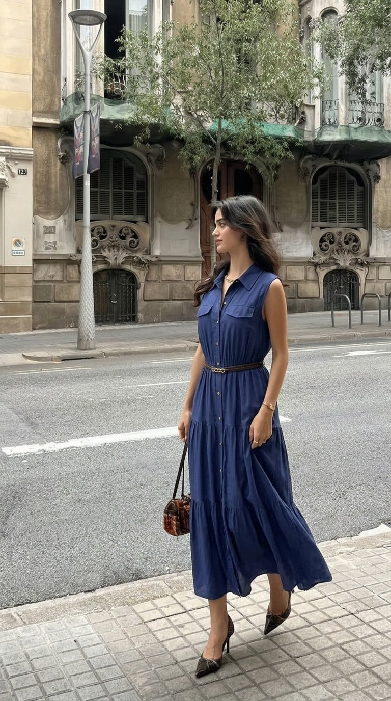 Vestido Gina De Mezclilla
