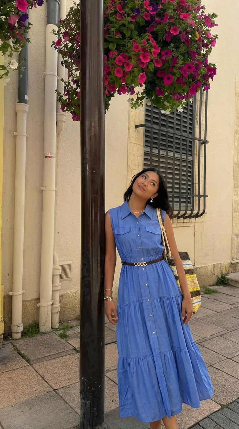 Vestido Gina De Mezclilla