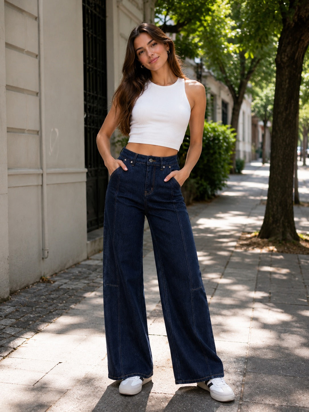 Pantalón Luxe De Mezclilla.