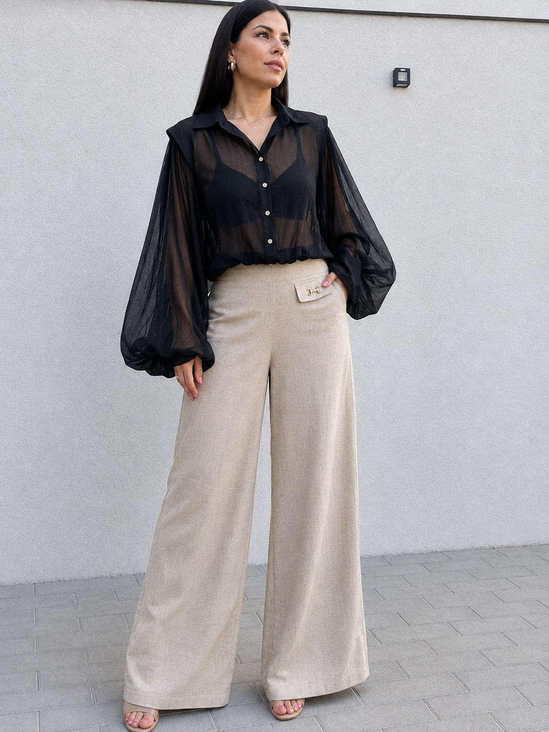Blusa Fiore Organza.