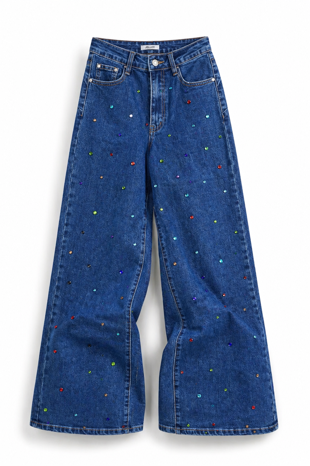 Pantalón Brillos Mezclilla DF182
