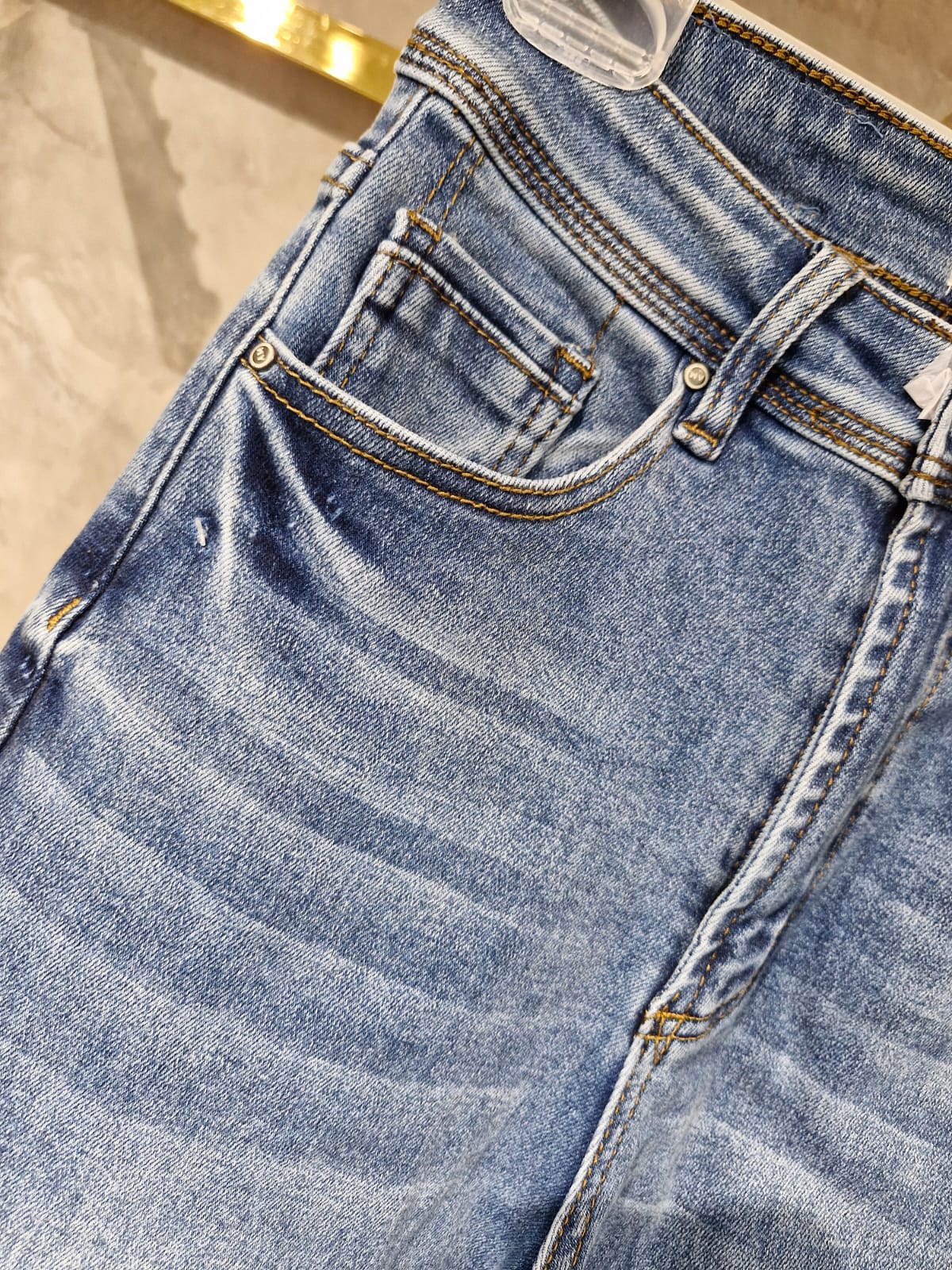 Pantalon Roge Mujer Talla Separada Corte Recto Mezclilla Clara Para Uso Diario Casual Elegante Tendencia Viral Moda Mexicana Femenina Denim Mezclilla Jeans